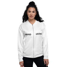 Load image into Gallery viewer, Grind,Grow,Greatness Unisex Bomber Jacket
