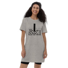 Load image into Gallery viewer, Look to the Ski the Devil is a lie Organic cotton t-shirt dress
