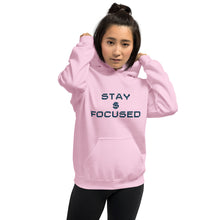 Load image into Gallery viewer, Stay $ Focused Unisex Hoodie
