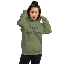 Load image into Gallery viewer, Stay $ Focused Unisex Hoodie
